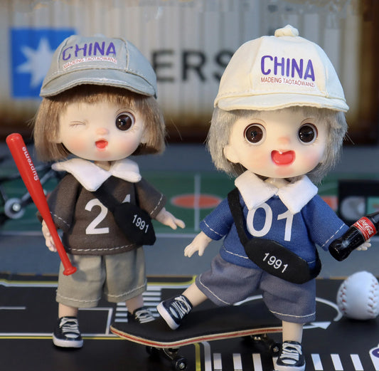Mini Ob11 Bjd Doll Accessories Obitsu 11 Clothes Dolls For Girls Boy Toys Baby Kawaii Anime Toy Cute Items Miniature Costume