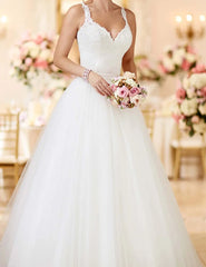 White Bridesmaid Dresses: Wedding Dress With Detachable Skirt See Through Back