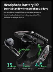 TWS Earphone Smartwatch 2.01" Headset 2 in 1 Smart Watch BT Call Blue Tooth Headphones Watches Heart Rate Sport Fitness Bracelet