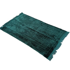 Prayer Rug Soft Sejadah Murah Velvet Sajadah Turkey Kiswah Pintu Kaabah Dari Mesir