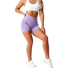Seamless Shorts for Women Push Up Booty Workout Shorts Fitness Sports Short