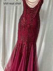 Homecoming Dresses: Star Event Exhibition Stage Long Evening Dress