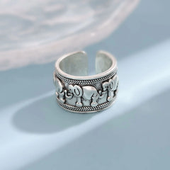 Creative Beautiful Retro Animal 925 Sterling Silver Jewelry Personality Ethnic