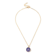 Colorful Moon Star Lightning Pendant Necklaces For Women Girls Enamel Fashion