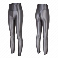 Sports Transparent Shiny Joggers Women's Yoga Pants High Waist Jogging