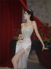 Formal attire Dresses: Midi Dress for Women Vintage Chic Bodycon Party Prom Dresses