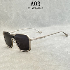 Sunglasses For Men Square Vintage Punk Fashion Glasses Retro
