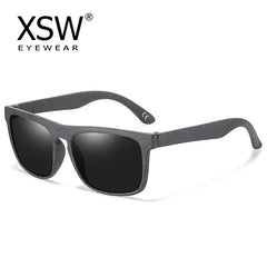 square men's and women's sunglasses Glasses Wheat straw sunglasses