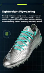 Man MG Soccer Shoes Artificial Grass Slip-Resistant Cushioning Training Football Shoes
