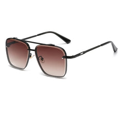 Sunglasses for Men Fashion Metal Big Frame Sun Glasses Brand Design