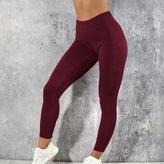 Sportswear Woman Gym Leggings Pocketed Yoga Pants Fitness Running Pants