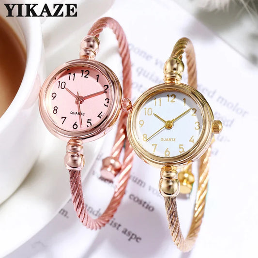 Fashion Luxury Women's Watch Gold Fine Strap Ladies Watch For Bracelet Montre Femme Female Wrist Watch Women Clock Relojes