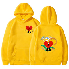 Funny Bad Bunny Hoodies Un Verano Sin Ti Print Men Women Streetwear Hoodie Hooded