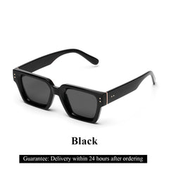 Premium Shades Designer Black Brand Sunglasses Mens Square Sun Glasses