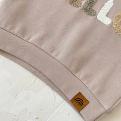 Baby Boy Clothing Set Sports Shirt Hooded Sweatshirt+Long Pants Children's Long Sleeved Clothing Set Towel Embroidery Label Set