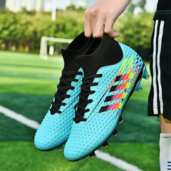 Men's Sneakers Soccer Shoes Football Boots Cleats Breathable Training Match