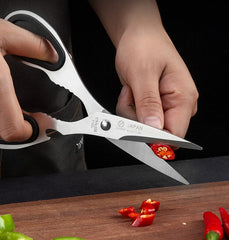 1-7pcs Chef Knife Set Hollow Handle Knife Set Stainless Steel Household Slicing Kitchen