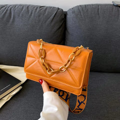 Winter Large Shoulder Bags for Women Stone Pattern PU Leather Crossbody Bags