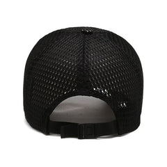 Mesh Baseball Cap for Men Adjustable Breathable Caps Quick Dry Running hat