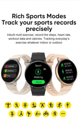 LIGE Bluetooth Call Smart Watch Women Custom Dial Watches Men Sport Fitness Tracker Heart Rate Smartwatch For Android IOS 2025