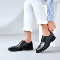 Men's Dress Shoes Business Formal Shoes Casual Luxury Leather British