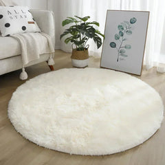 40cm Anti-Slip Fluffy Rugs Large Shaggy Rug Super Soft Mat Living Room Bedroom