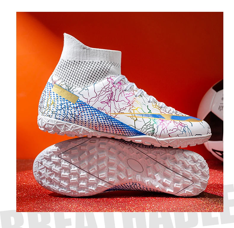 Football Boot Turf Training Futsal Hall Men Soccer Shoes