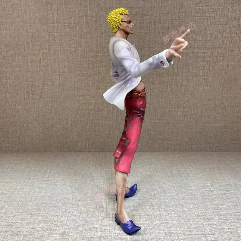 29cm One Piece Anime Figure Donquixote Doflamingo Action Figure Pvc Model Statue Doll Collection Decoration Ornaments Toys Gift