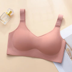 Seamless Bra For Big Breasts, Slim Fit, Push-up Anti-sagging, Wire-free