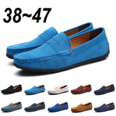 Leather Designer Luxury Brand Smile Mens Casual Formal Loafers Slip On