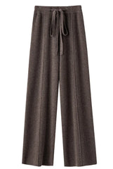 Pants Women's Autumn and Winter Thick Wool Drop Casual Straight Floor-length Pants