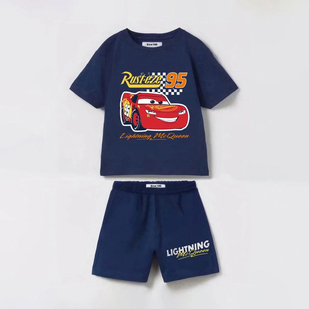 Baby Summer Clothing Girls And Boys 9 Months To 6 Years Old T-shirt Children's Cloths Summer Mickey Children's Clothing Set