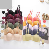 Comfortable Seamless Women Bra Breathable Solid Color Underwear Fashion