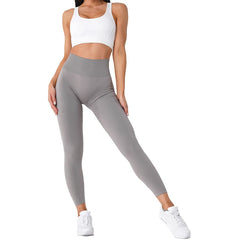 Leggings Women Soft Workout Tights Fitness Outfits Yoga Pants High Waisted Gym Wear