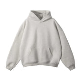 Heavy Weight Cotton Plus Velvet Hooded Sweater Men Thickened Tight Polar Fleece