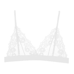 Bra For Woman Lace Thin Underwear Female Unlined Transparent Bras For Women