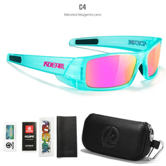 Sunglasses All Black Shades With Carrying Zipper Case