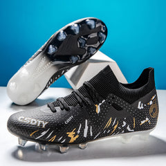 Men Soccer Shoes Football Boots Adult Anti-Slippery Futsal Cleats Sport