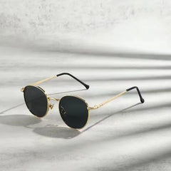 New Fashion Round Women Sunglasses Brand Designer Vintage Men Glasses Metal Frame Eyewear UV400 Gafas De Sol Mujer