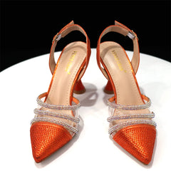 Matching Shoes and Bags: Elegant High Heels Nigeria Popular Design Ladies Shoes