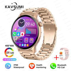 Smartwatch for Women AMOLED Screen Always Display Time NFC IP68 Waterproof Sports Call Women Smart Watch For Women Custom dial