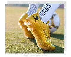 Men's Soccer Shoes Kids Children Low Top Futsal Society Training Football Boots