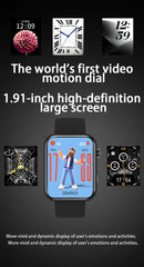 2025 New Smart Watch Men Women Camera Take Photos Record Video Health Monitor Sports Fitness Waterproof BT Call Smartwatch