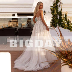 White Bridesmaid Dresses: A-Line Wedding Dress Women Lace Sweetheart Tulle