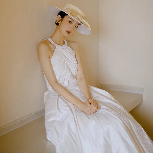 Homecoming Dresses: Bride Wedding Dress Halter Backless Ball Gown