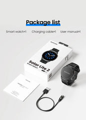 HAYLOU Solar Lite 2 Smartwatch 1.43'' AMOLED Display 24h Health Monitoring 150+ Sports Modes Voice Calling Smart Watch 1ATM