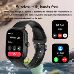 2.01'' Sports Smart Watch Fitness Clock Health Monitor Waterproof Smartwatch Wireless Call Watches For Men Women IOS Xiaomi 2025