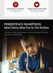 3.5'' Inch Paring Kitchen Knife Handmade Damascus Steel Rosewood Handle