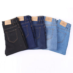 Plus Size Women Pencil Jeans High Waist Stretchy Jeans Summer Thin Light Blue Pants
