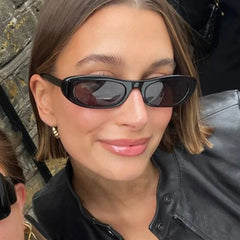 Sunglasses Black Small Frame Fashion Brand Trendy Points Sun Glasses